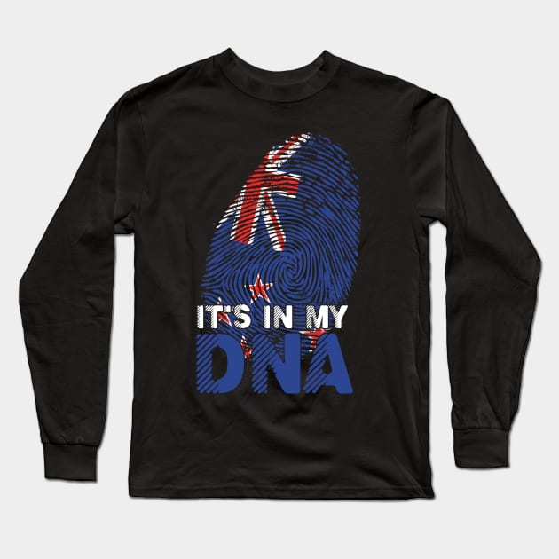 New Zealand DNA Long Sleeve T-Shirt by ShirtsShirtsndmoreShirts